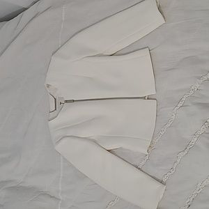 Women's Ted Baker Off-White Jacket Size 0